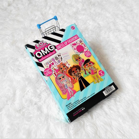 LOL Surprise OMG Dress Up Fashions Paper Dolls Set - Picture 12 of 13